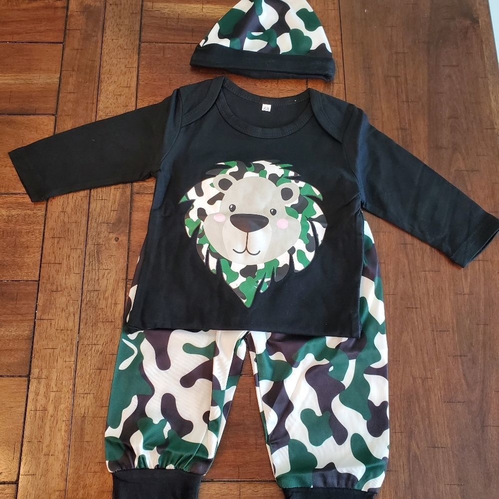 Shein Baby Boys Outfit, sz. 3-6 mo.